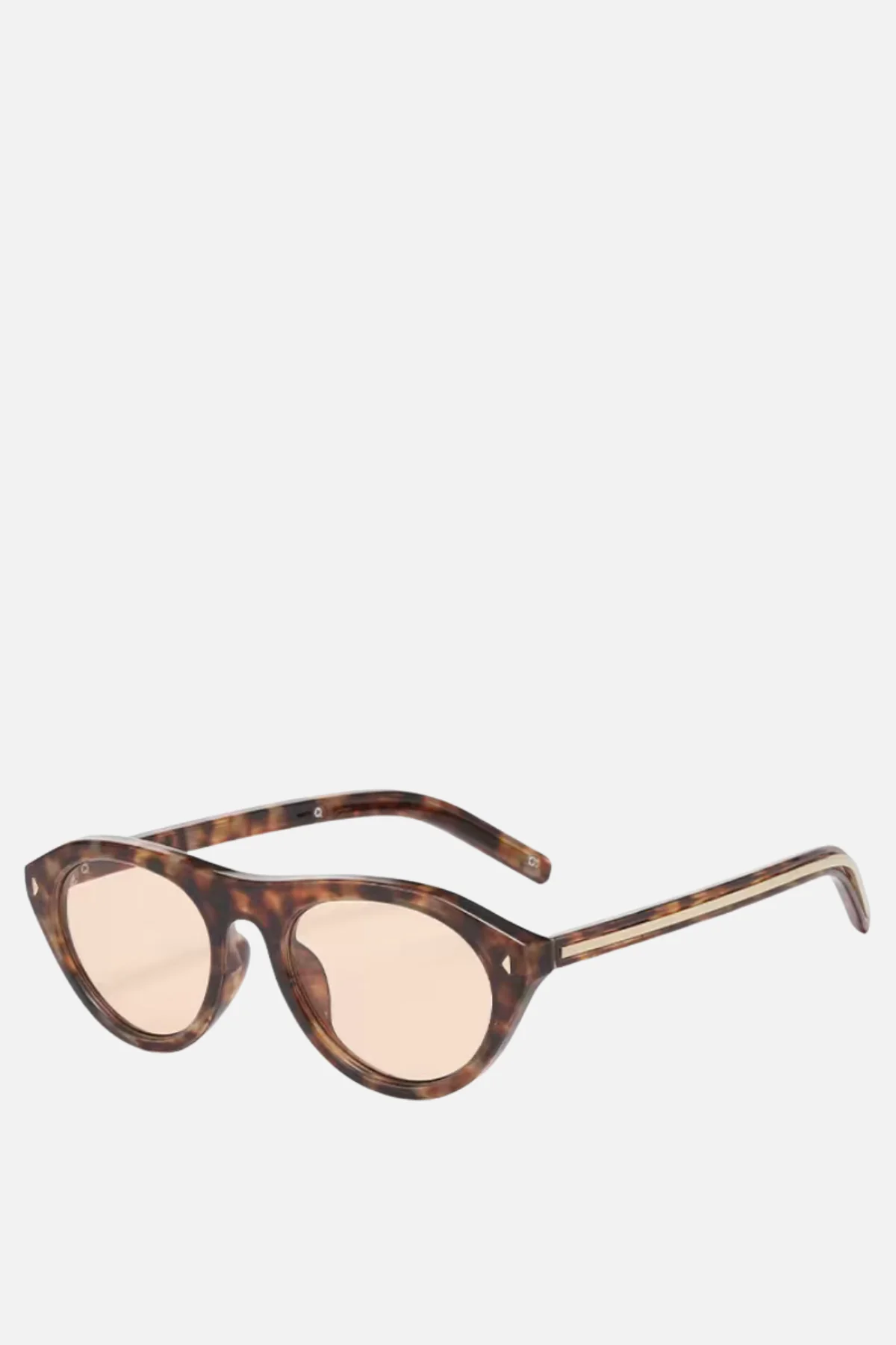 AMALFI Tortoise Round Sunglasses - Image 2