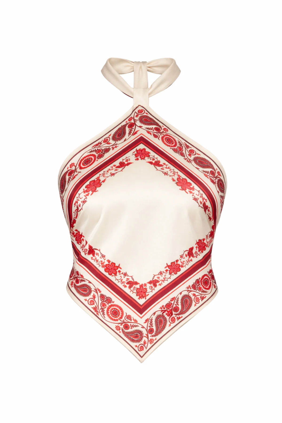 FREYA Cream Printed Bandana Top - Image 8