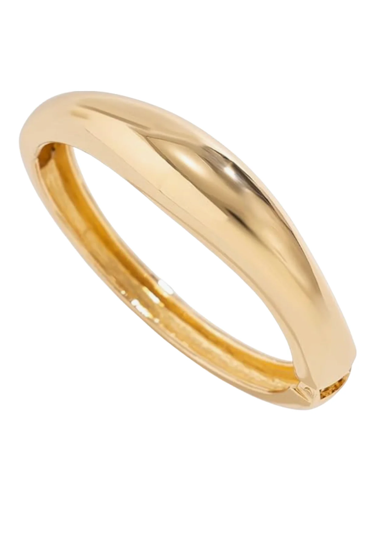 Gold Irregular Bangle