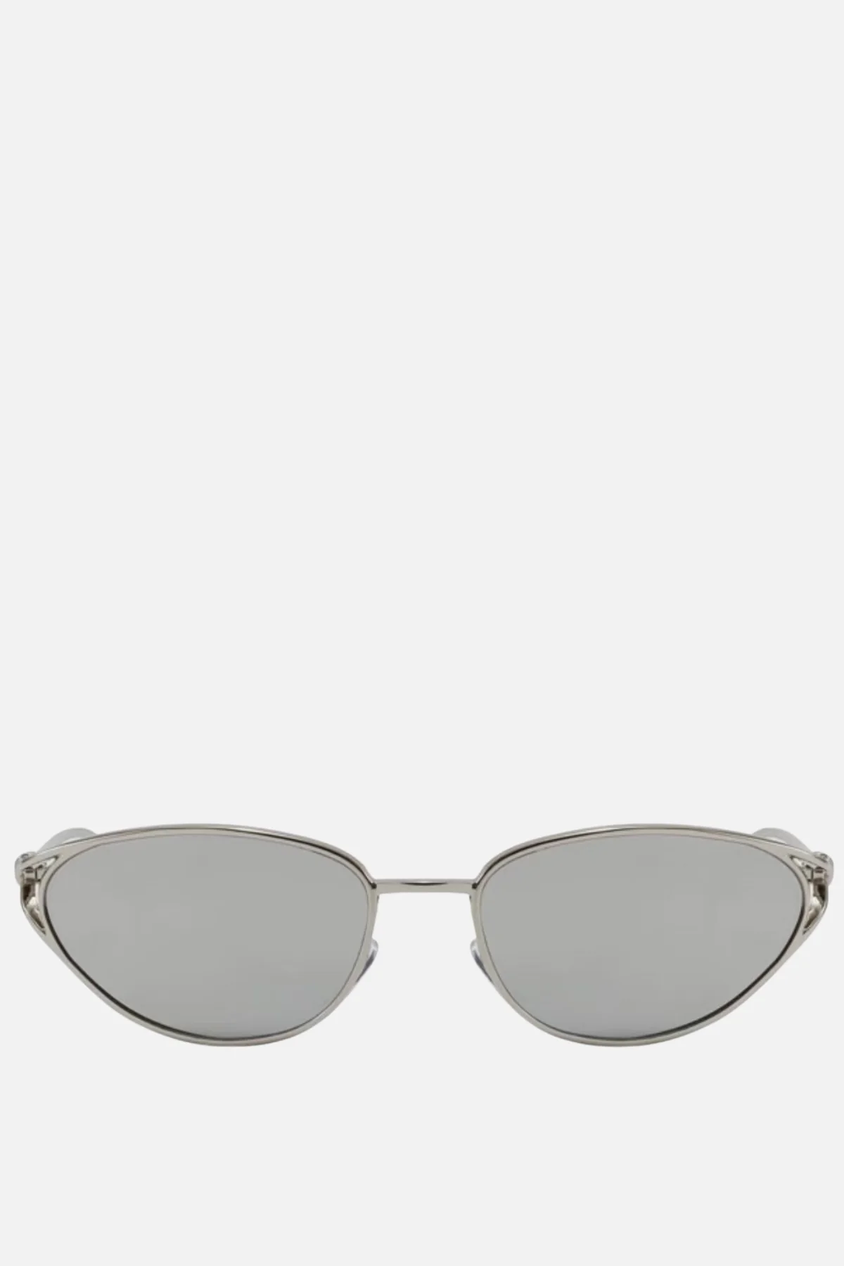 MALI Silver Mirrored Cat Eye Sunglasses