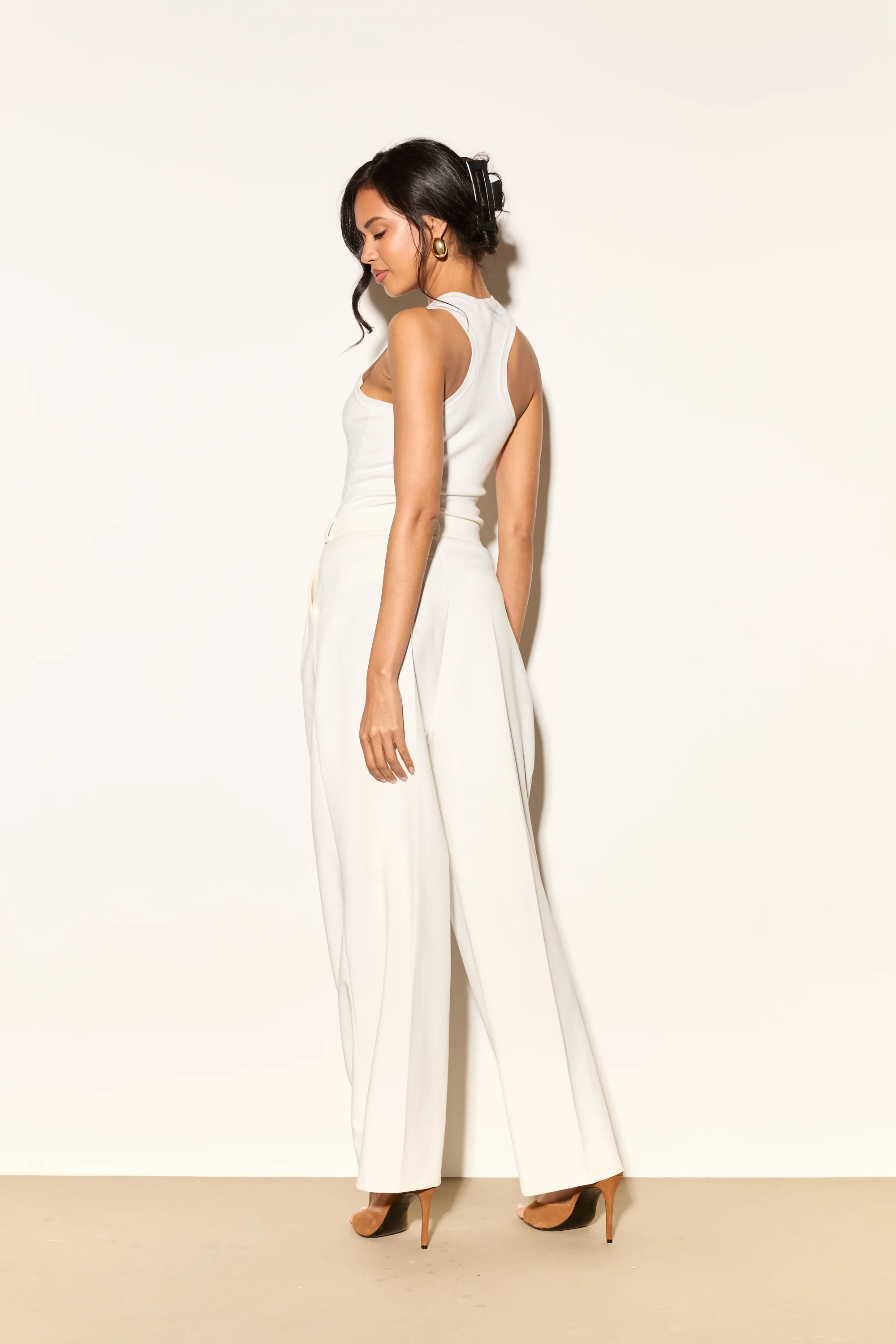 MARCI White Tailored Trousers - Image 5