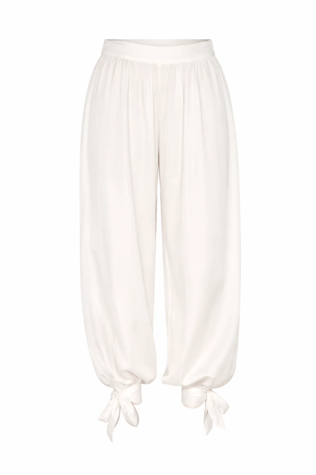 MARGOT White Balloon Trousers - Image 7