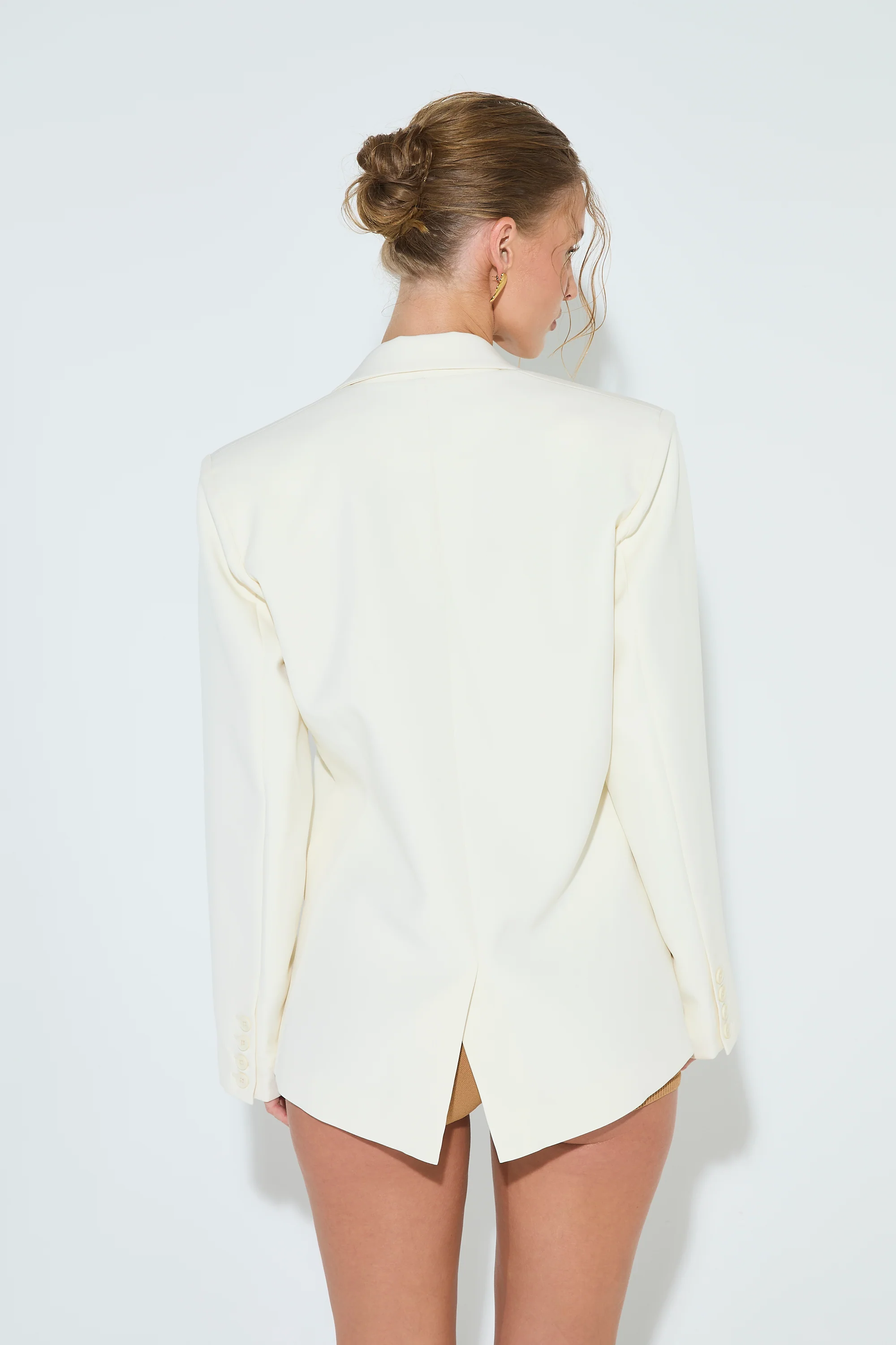 RAYE Cream Oversized Blazer - Image 6