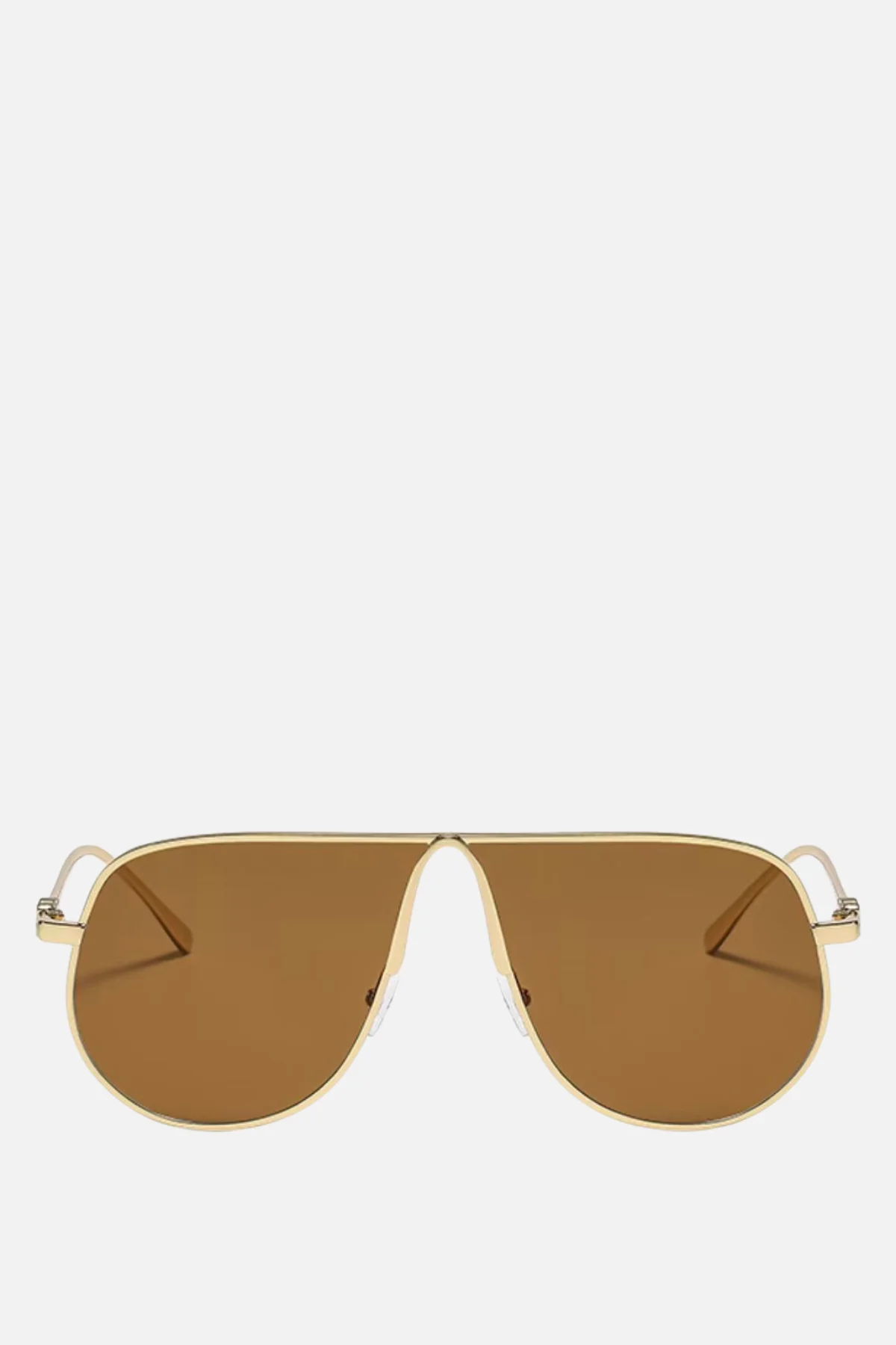 RHODES Brown Tint Oversized Sunglasses