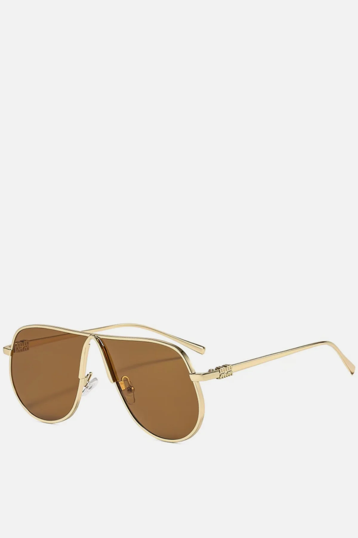 RHODES Brown Tint Oversized Sunglasses - Image 2