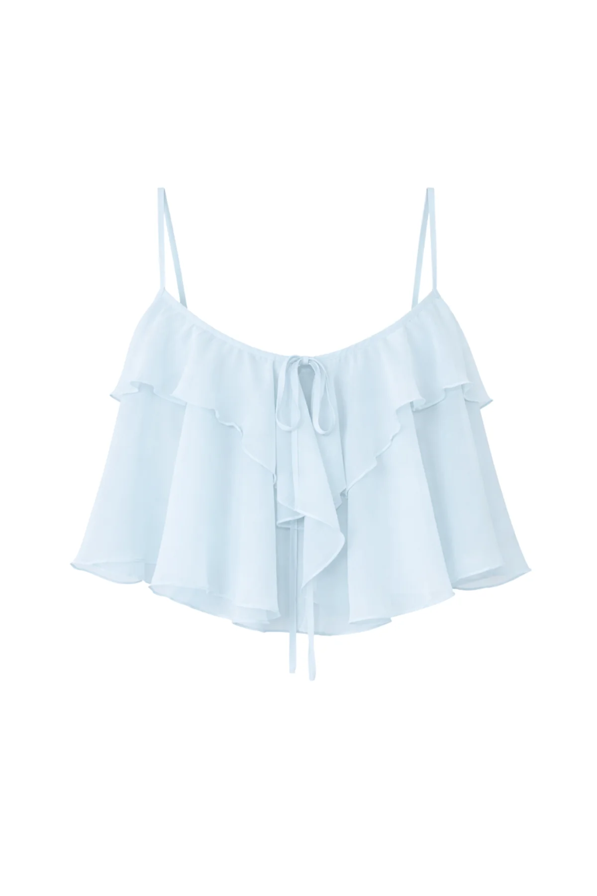 SABINA Blue Ruffle Cami - Image 7