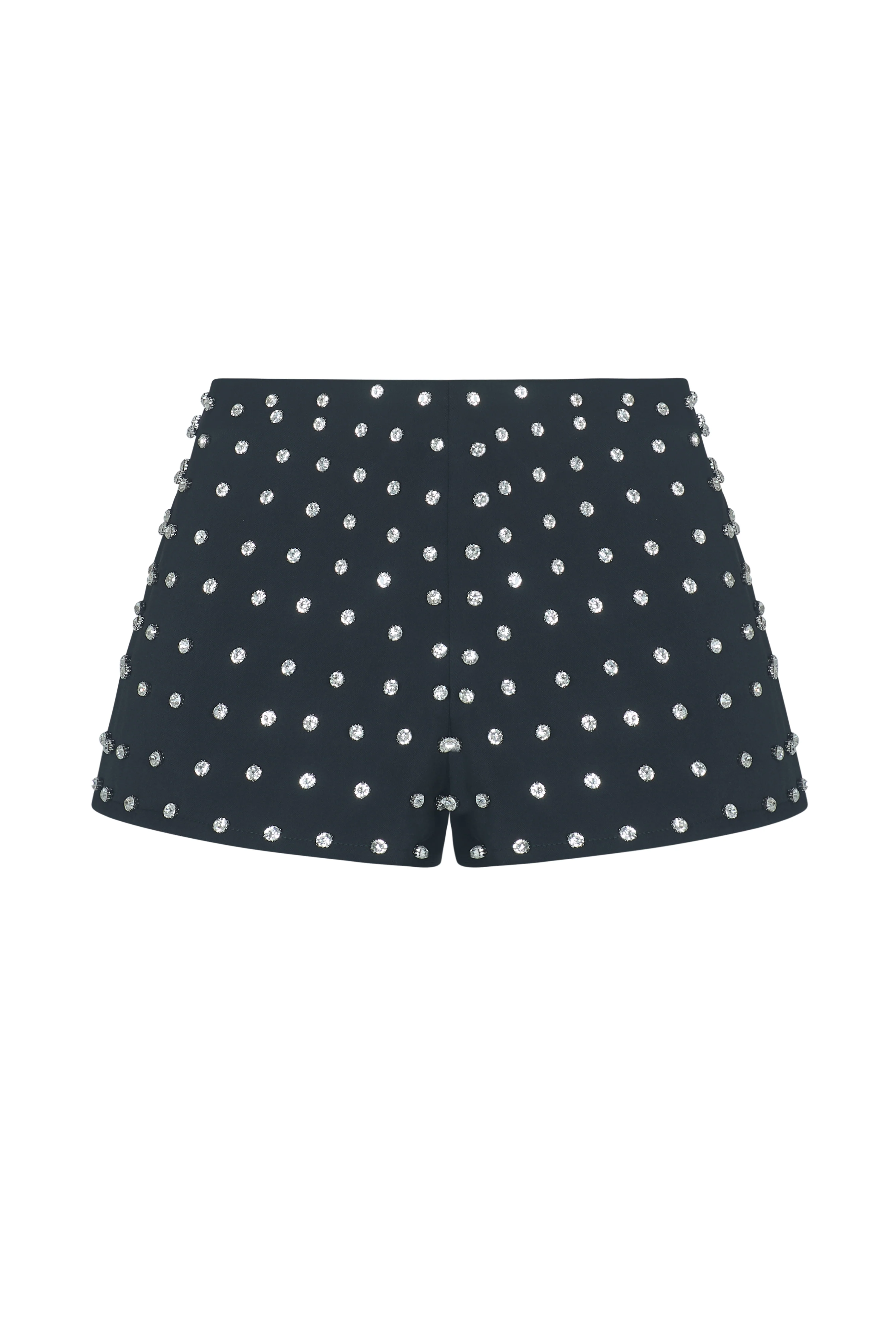 SAFFIE Black Embellished Shorts - Image 10