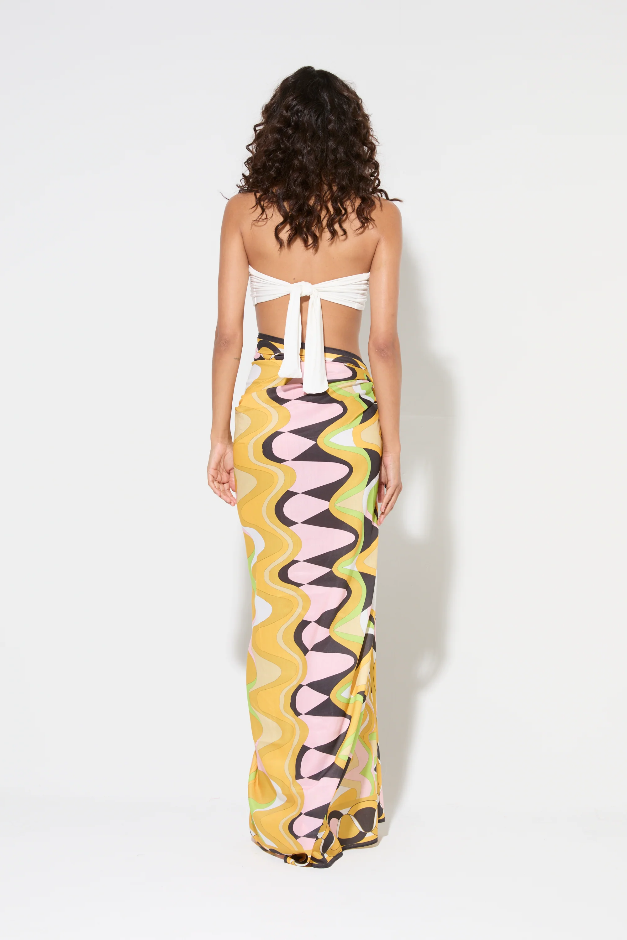 SUNDAZE Yellow Printed Sarong - Image 5