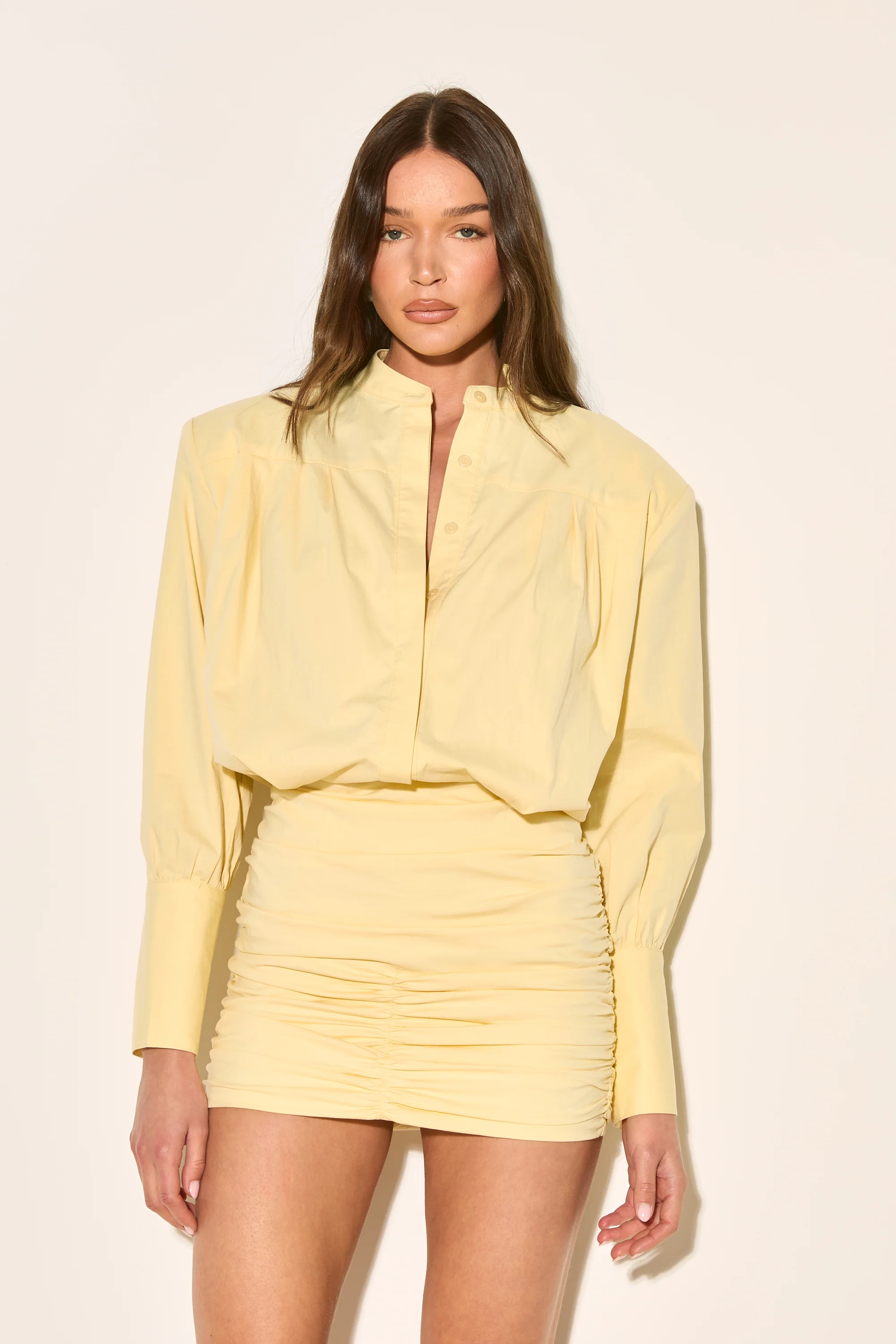 TAMIA Lemon Shirt Dress - Image 2