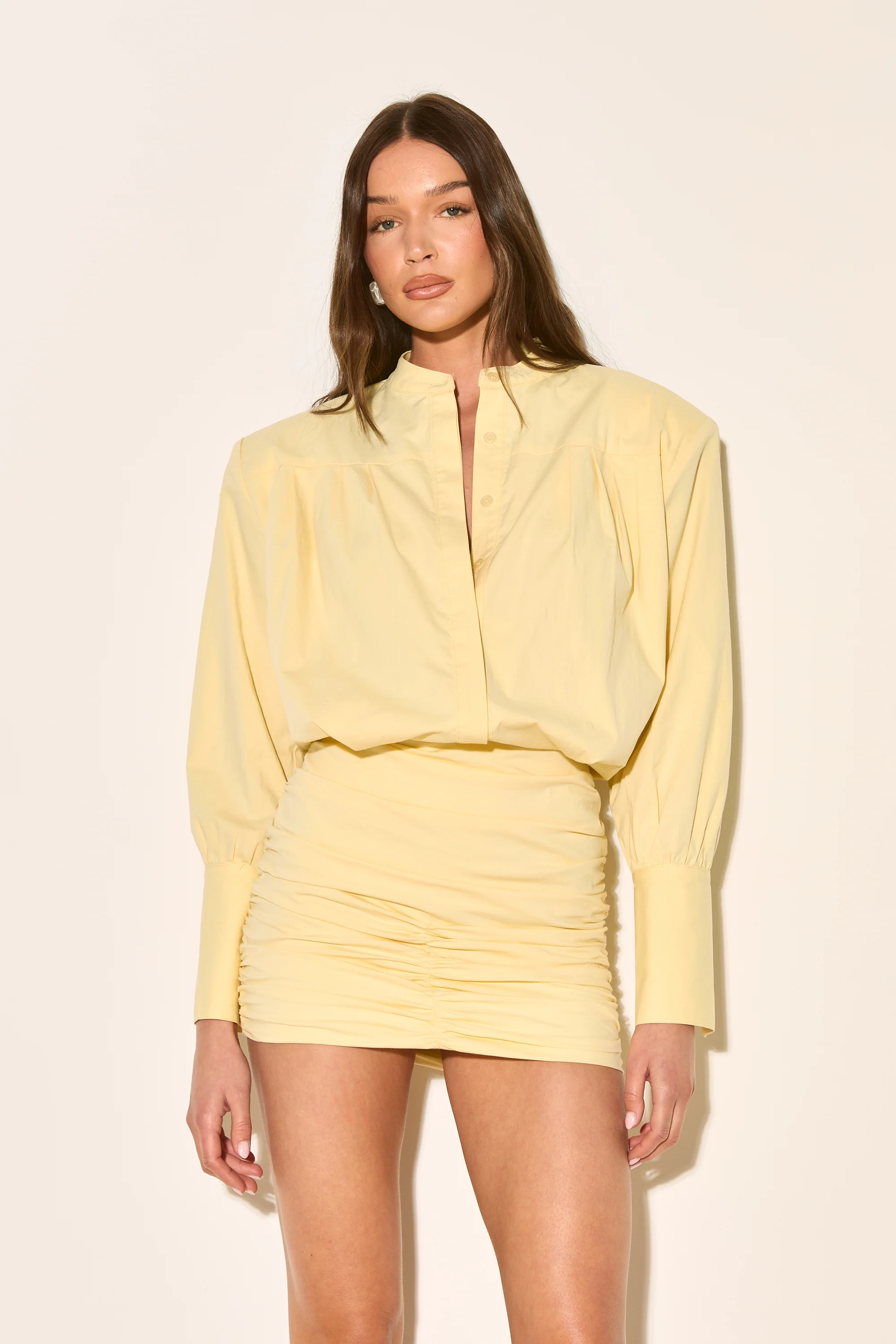 TAMIA Lemon Shirt Dress - Image 5