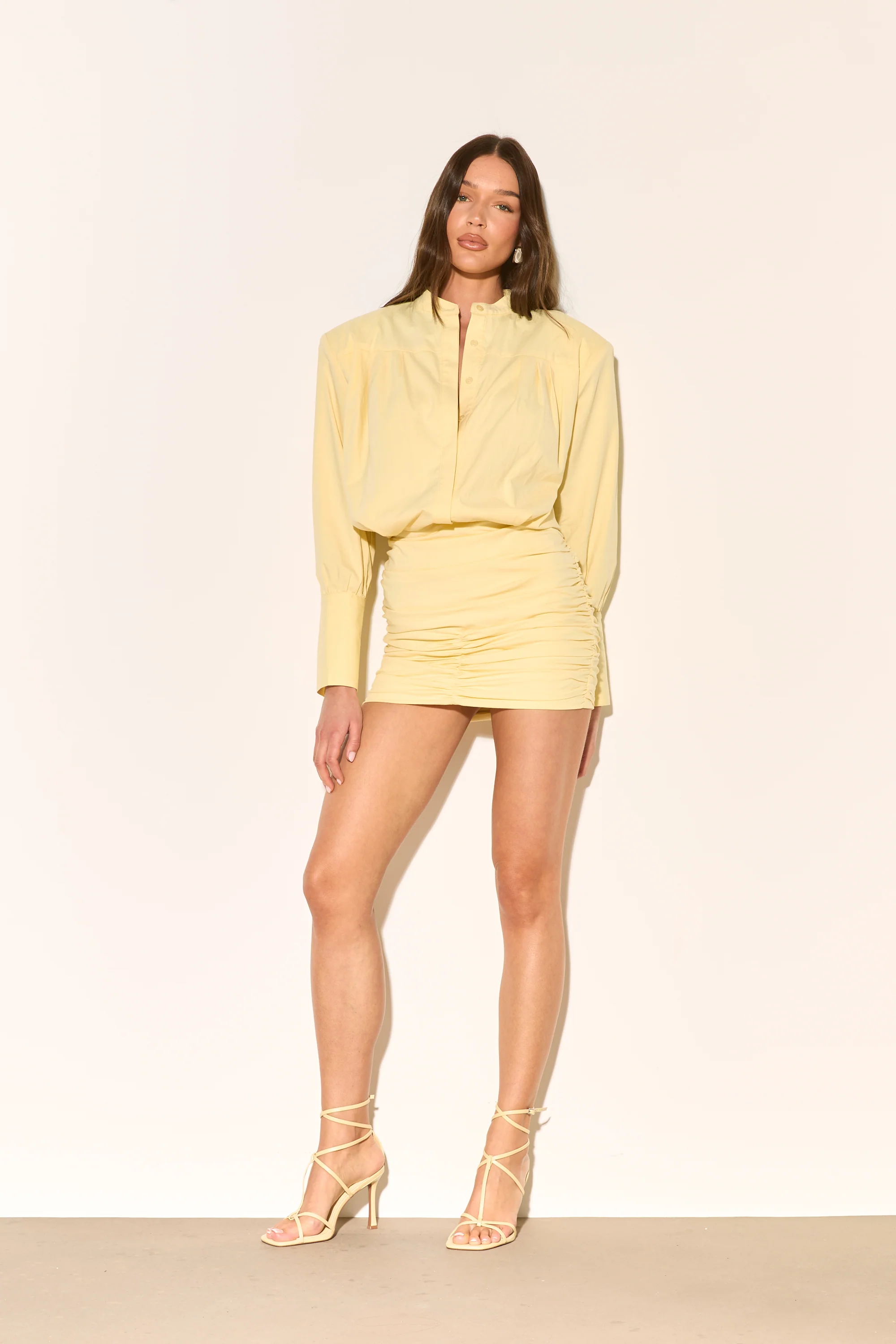 TAMIA Lemon Shirt Dress - Image 6